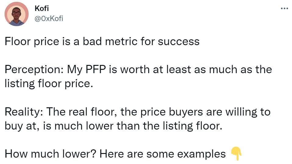 floor price is bullshit ✨